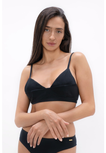 Athens ATH - Structured Bra - Black Sand