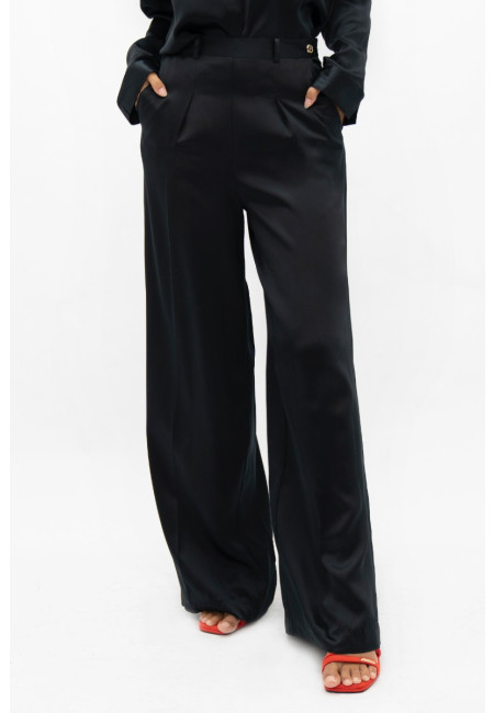 Branson BKG - Wide Leg Pants - Black