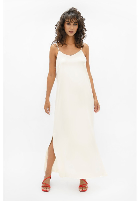 Calabar CBQ - Slip Dress - Pearl