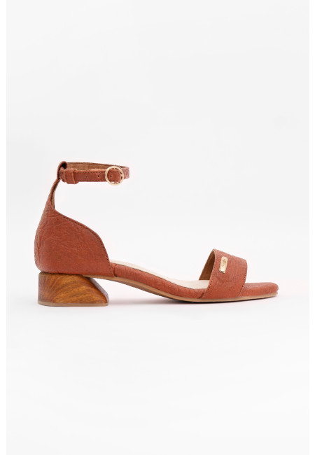 Chicago ORD - Ankle Strap Heels - Canela