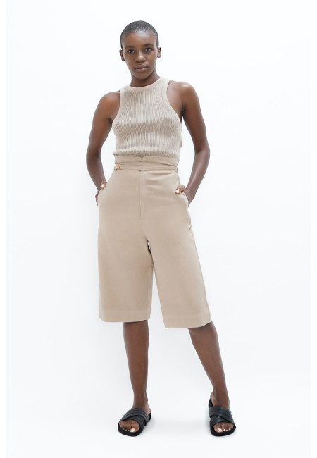 Florence FLR - Knee Pants - Sand