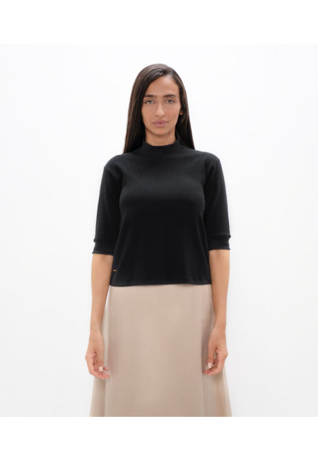 Doha DIA - High Neck - Black Sand