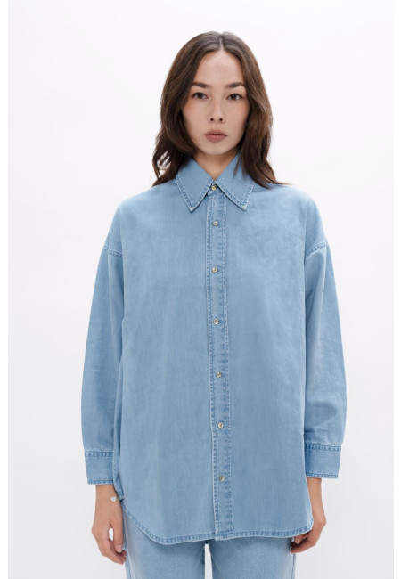 Louisiana MSY - Classic Denim Shirt - Sky