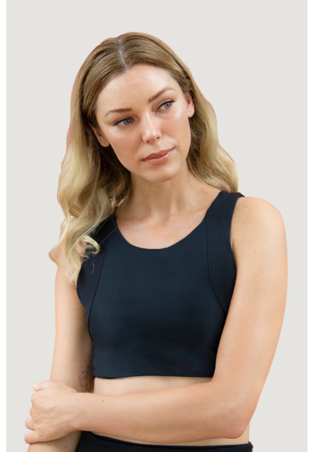 Portland PDX - Crop Top - Onyx