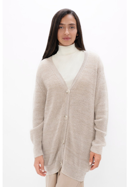 Salzburg SZG - Cocoon Cardigan - Sand Marl