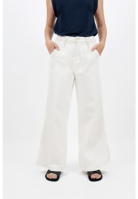 Los Angeles LAX - Wide Leg Jeans- Alto