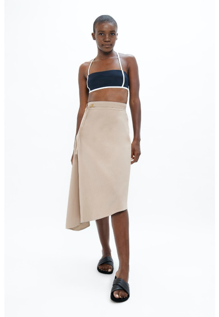 Mallorca - Asymmetric Skirt - Sand