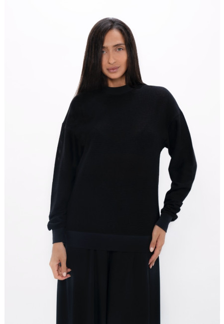 Philly PHL - Cosy Sweater - Black Sand