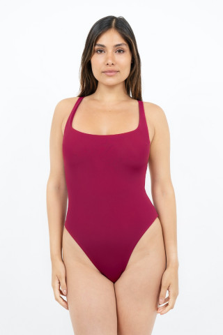 Mykonos JMK - Criss-Cross Swimsuit - Red Coral