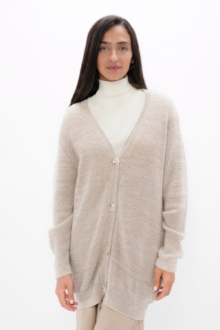 Salzburg SZG - Cocoon Cardigan - Sand Marl