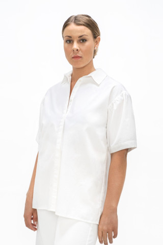 Vienna VIE - Short Sleeves Shirt - Cloud