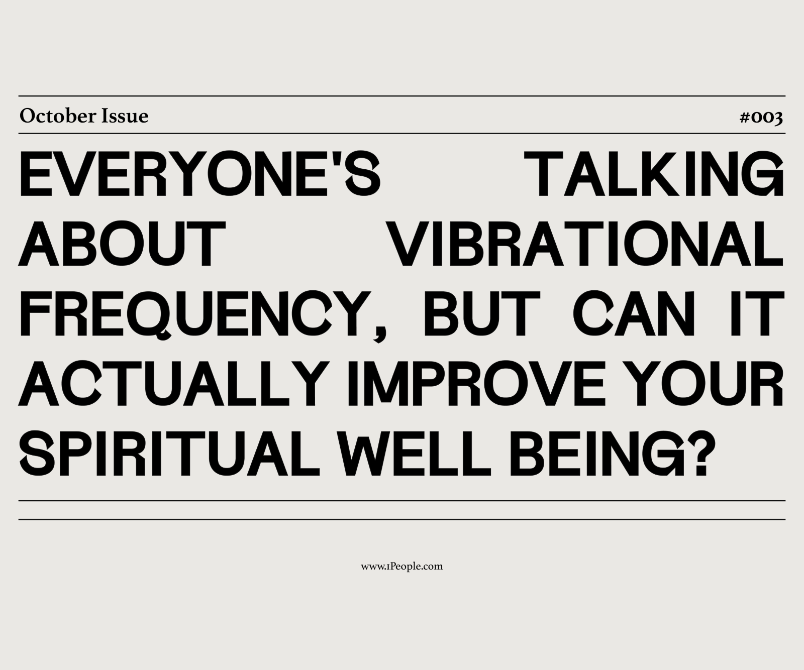 Can Vibrational Frequency Improve Spiritual Wellbeing?